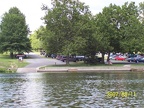 parking lot from the canoe